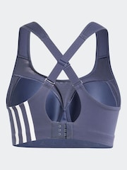 adidas Blue TLRD Impact High Support Bra - Image 8 of 8