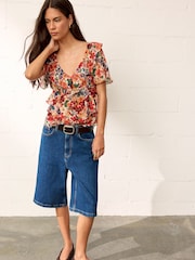 BHOEM Multi Floral Print Ruffle Blouse - Image 1 of 4
