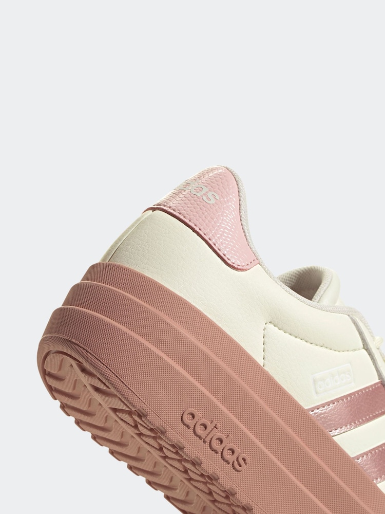Kremno bela/roza - adidas športni copati VL Court Bold - Slika 8 iz 8 Kremno bela/roza - adidas športni copati VL Court Bold - Slika 8 iz 8