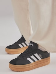 adidas Black VL Court Bold Trainers - Image 1 of 13
