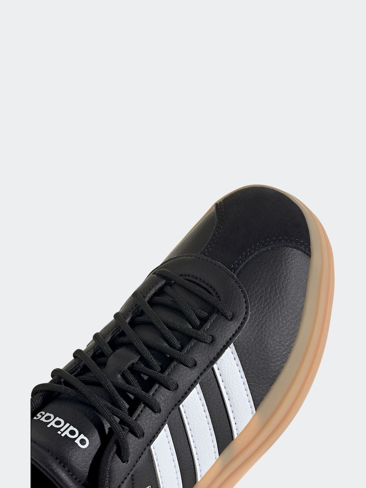 adidas Black VL Court Bold Trainers - Image 13 of 13