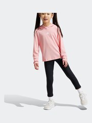 Pink - adidas Set aus Sportoberteil und Leggings für Kinder - Bild 3 von 8