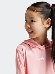 Pink - adidas Set aus Sportoberteil und Leggings für Kinder - Bild 5 von 8