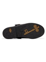 Clarks Black Wide Fit (G) Patent Lock Magic Shoes - Image 3 of 8
