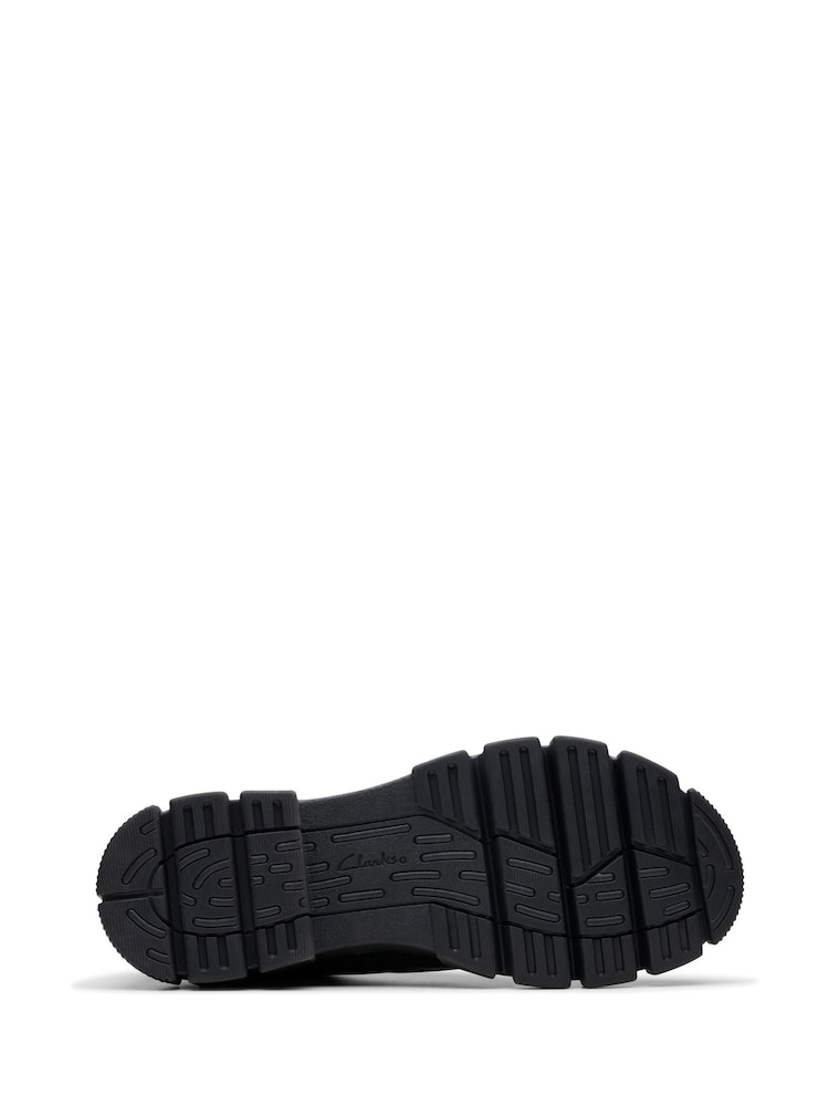 Clarks Black Wide Fit (G) Leather Evyn Lace Shoes - Image 7 of 7