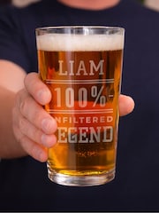 Personalised Unfiltered Legend Pint Glass by PMC - Image 3 of 3
