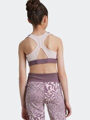 adidas Pink Power React Sports Bra - Image 2 of 7