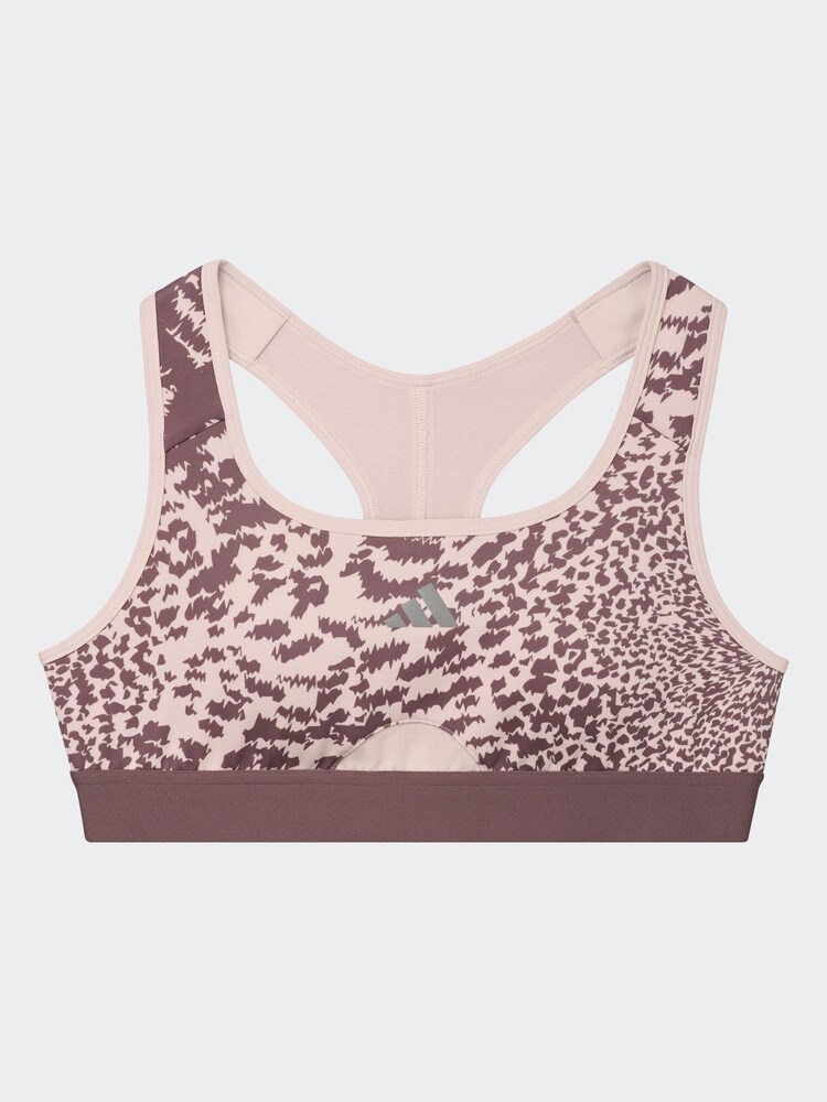adidas Pink Power React Sports Bra - Image 7 of 7