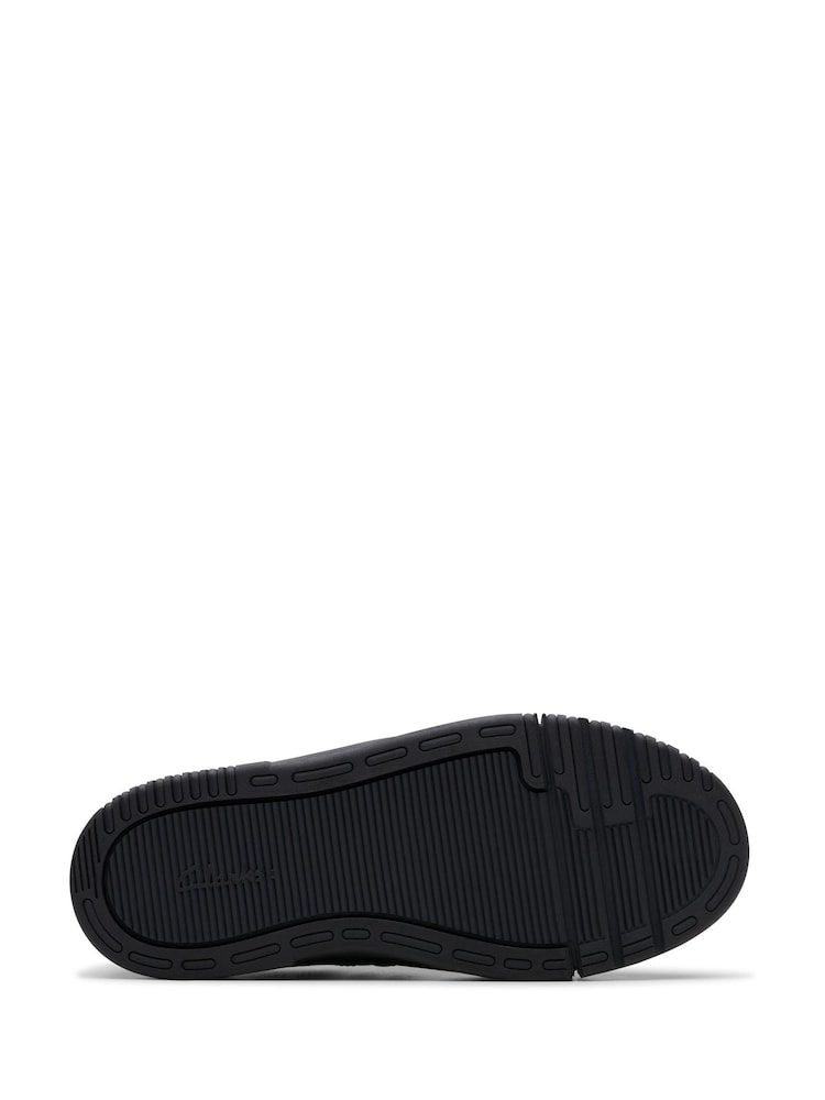 Clarks Black Wide Fit (G) Leather Oslo Sky Shoes - Image 7 of 7