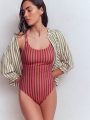 Boden Green Twist Strap Swimsuit - Image 4 of 7