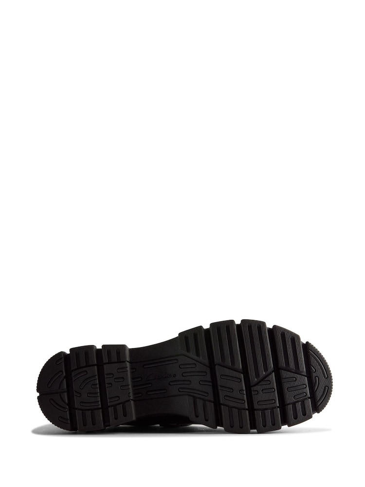 Clarks Black Wide Fit (G) Patent Evyn Bar Shoes - Image 2 of 7