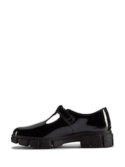 Clarks Black Wide Fit (G) Patent Evyn Bar Shoes - Image 6 of 7