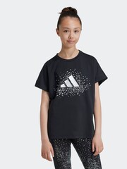 adidas Black Kids Winter T-Shirt - Image 1 of 7