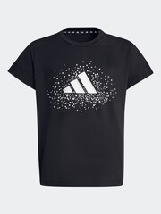 adidas Black Kids Winter T-Shirt - Image 7 of 7
