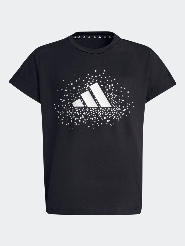 adidas Black Kids Winter T-Shirt - Image 7 of 7