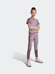 adidas Pink Optime 7/8 Leggings Kids - Image 1 of 6