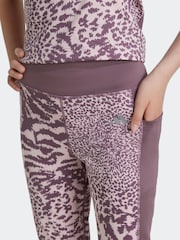 adidas Pink Optime 7/8 Leggings Kids - Image 3 of 6