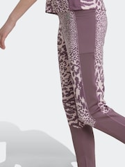 adidas Pink Optime 7/8 Leggings Kids - Image 4 of 6