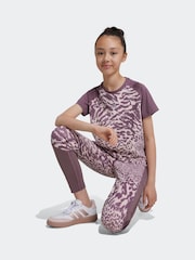 adidas Pink Optime 7/8 Leggings Kids - Image 5 of 6