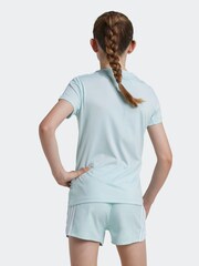 adidas Light Green Sportswear Train Essentials Aeroready 3 Stripes Slim Fit Training T-Shirt - Image 2 of 6