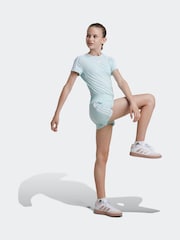 Зеленый - Шорты с 3 полосками adidas Sportswear Essentials Aeroready - Изображение 4 из 7
