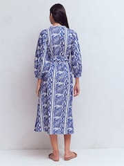 Boden Cream Octavia Cotton Dress - Image 2 of 6