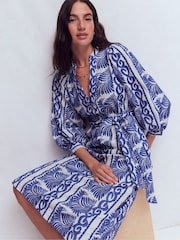 Boden Cream Octavia Cotton Dress - Image 3 of 6