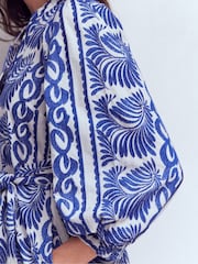 Boden Cream Octavia Cotton Dress - Image 4 of 6