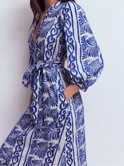 Boden Cream Octavia Cotton Dress - Image 5 of 6