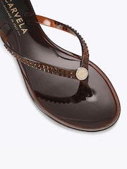 Carvela Brown Arena Jewel Sandals - Image 4 of 4