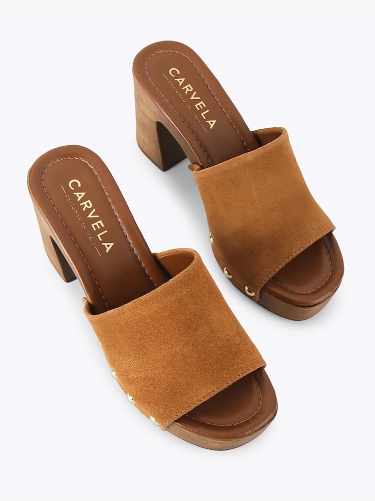Carvela Natural Novella Mule Flip Flop And Sandals - Image 2 of 4