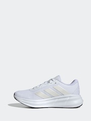 adidas White/Cream Galaxy 7 Trainers - Image 2 of 9
