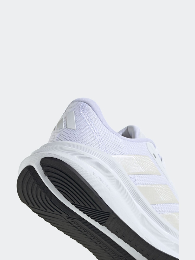 adidas White/Cream Galaxy 7 Trainers - Image 8 of 9