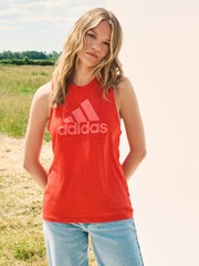 adidas Red Sportswear Future Icons Winners 3.0 Tank Top - Image 1 of 5