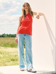 adidas Red Sportswear Future Icons Winners 3.0 Tank Top - Image 2 of 5