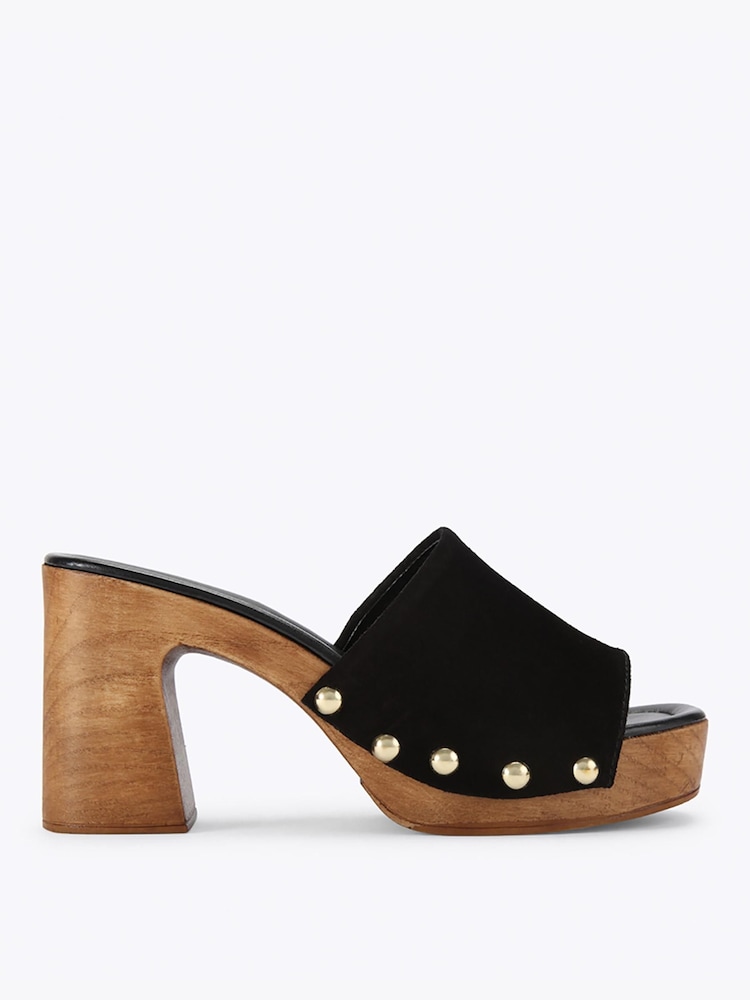 Carvela Black Novella Mule Flip Flop And Sandals - Image 1 of 4