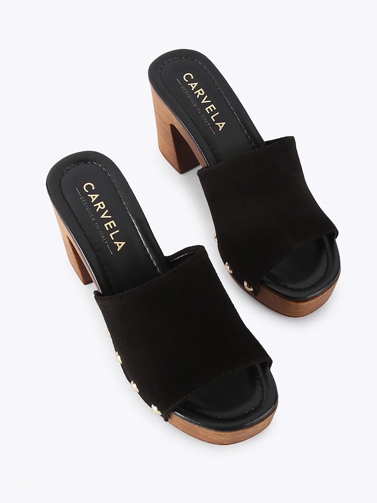 Carvela Black Novella Mule Flip Flop And Sandals - Image 2 of 4