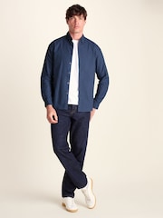 Tog 24 Blue Barry Long Sleeved Cotton Oxford  Shirt - Image 2 of 6
