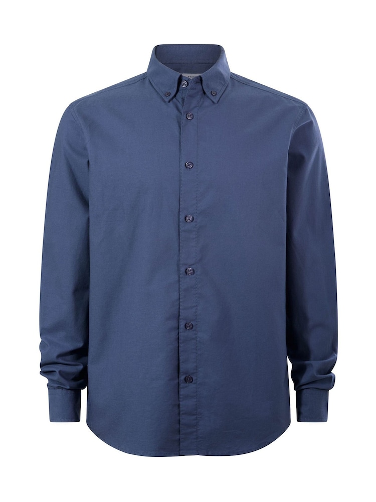 Tog 24 Blue Barry Long Sleeved Cotton Oxford Shirt - Image 6 of 6 Tog 24 Blue Barry Long Sleeved Cotton Oxford Shirt - Image 6 of 6