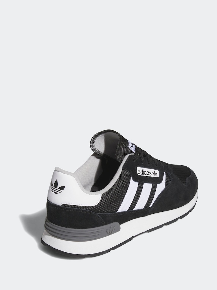adidas Originals Black Treziod 2 Trainers - Image 4 of 10