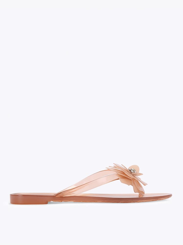 Carvela Cream Arena Flower Sandals - Image 1 of 4