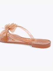 Carvela Cream Arena Flower Sandals - Image 3 of 4