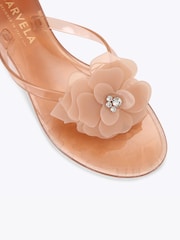 Carvela Cream Arena Flower Sandals - Image 4 of 4