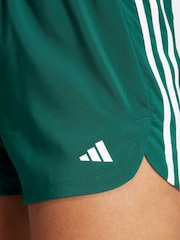 adidas Green Pacer Woven Shorts - Image 4 of 6