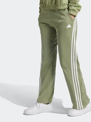 adidas Green Iconic 3 Stripe Button Joggers - Image 2 of 7