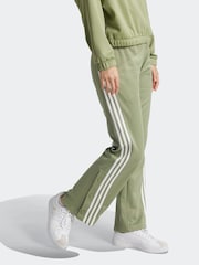 adidas Green Iconic 3 Stripe Button Joggers - Image 4 of 7