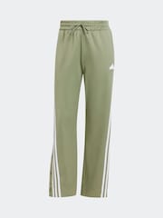 adidas Green Iconic 3 Stripe Button Joggers - Image 7 of 7
