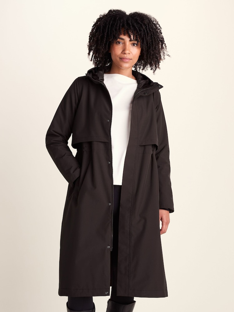 Tog 24 Brown Ari Longline Waterproof Insulated Trench Coat - Image 1 of 7 Tog 24 Brown Ari Longline Waterproof Insulated Trench Coat - Image 1 of 7
