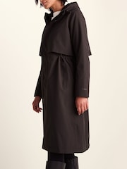 Tog 24 Brown Ari Longline Waterproof Insulated Trench Coat - Image 4 of 7