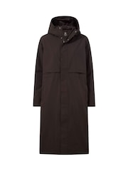 Tog 24 Brown Ari Longline Waterproof Insulated Trench Coat - Image 7 of 7